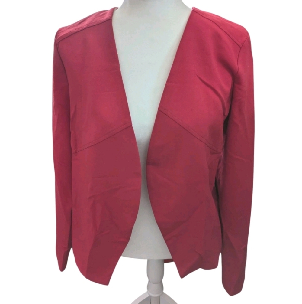Alya Juniors LARGE Open FRONT Cardigan / Blazer NWT‎